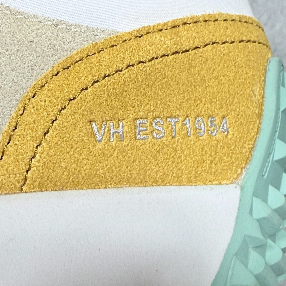 Vintage Havana Cosmic 9 Womens Size 7.5 Sneakers Shoes Mustard Neon Pink Suede